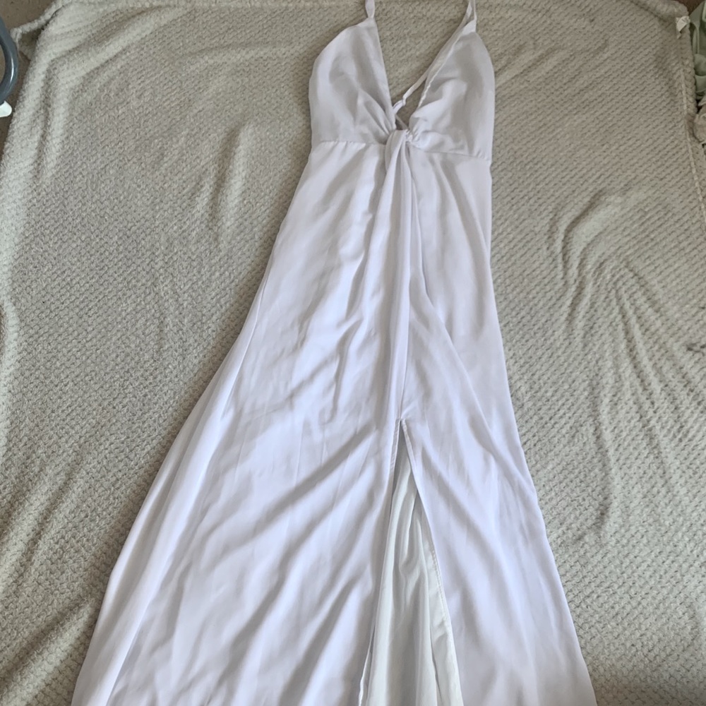 Low Cut Maxi Dress